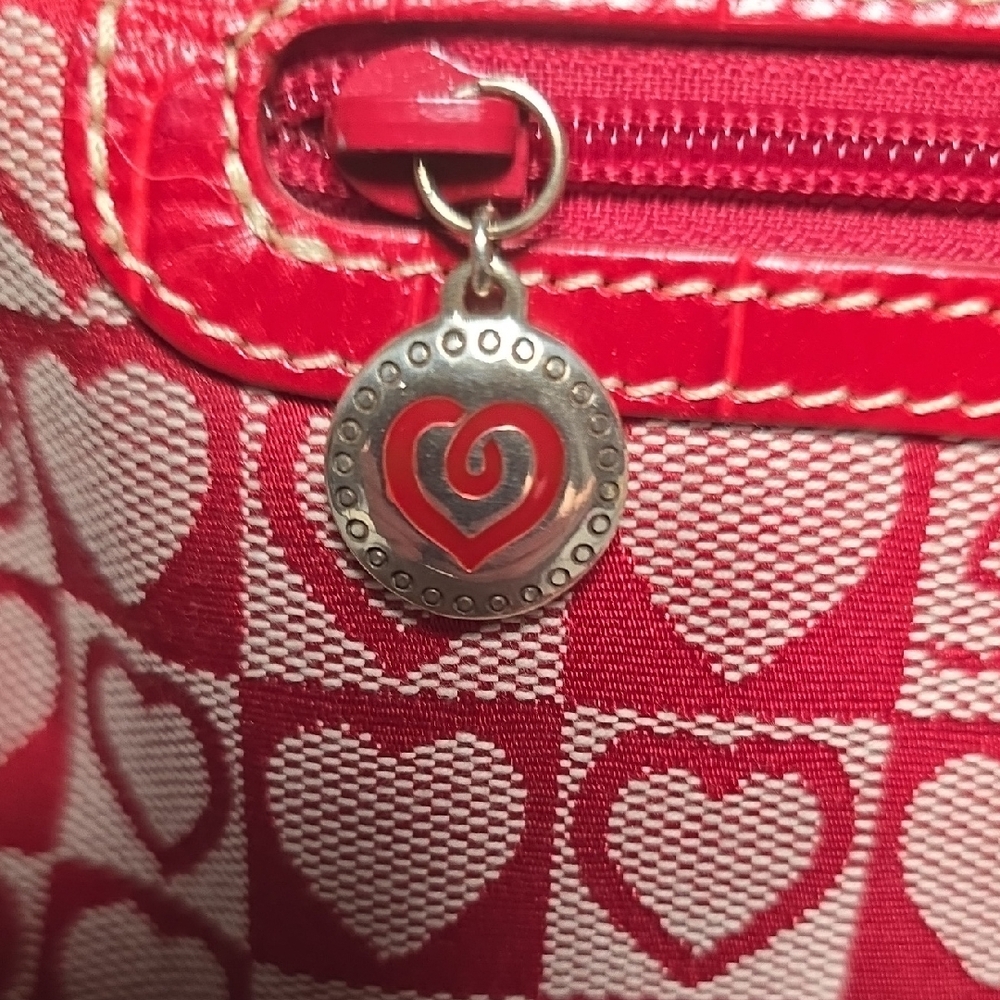 Brighton Red Heart Satchel - Picture 3 of 16